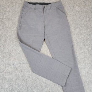 BYLT Kinetic Pant Men 36 (34x30) Grey Performance Stretch Casual Golf Office